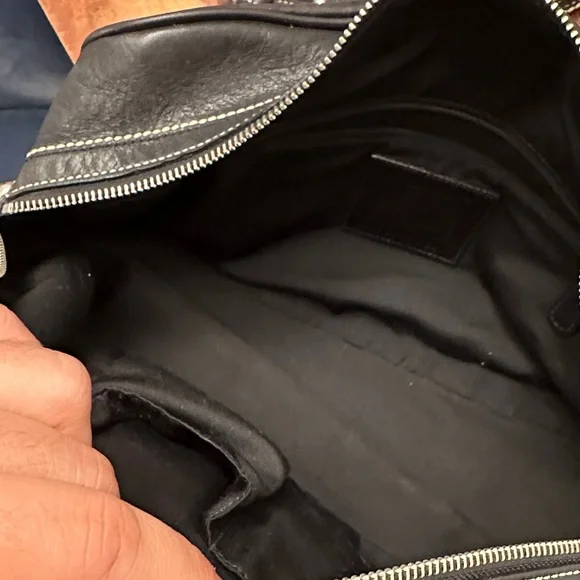 Coach SoHo Black Leather Shoulder Bag Y2K vintage - Picture 7 of 14